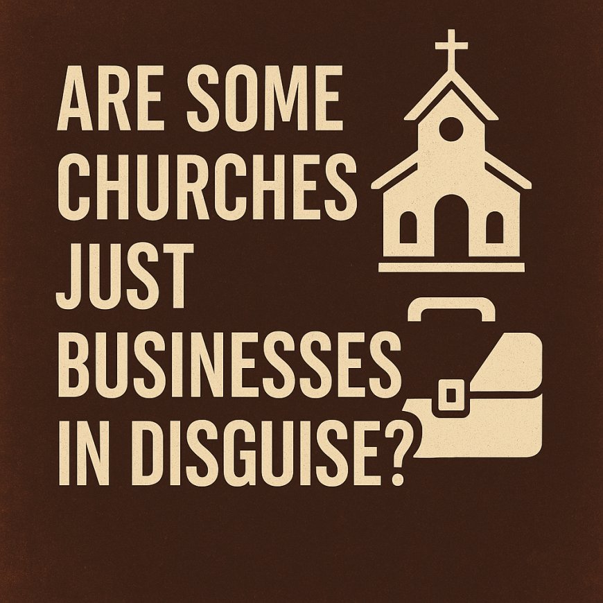 Are Some Churches Just Businesses In Disguise?