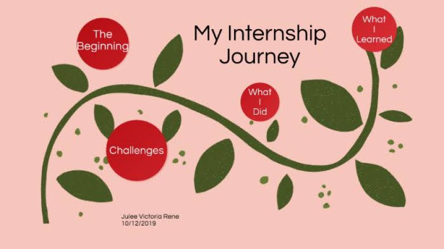 MY INTERNSHIP JOURNEY: A New World of Writing.