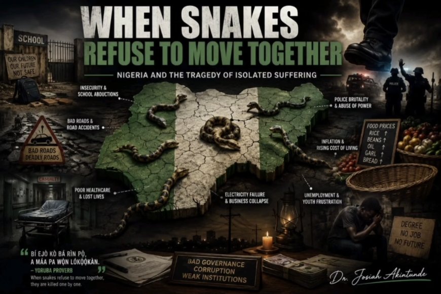 WHEN SNAKES REFUSE TO MOVE TOGETHER: NIGERIA’S TRAGEDY OF ISOLATED SUFFERING