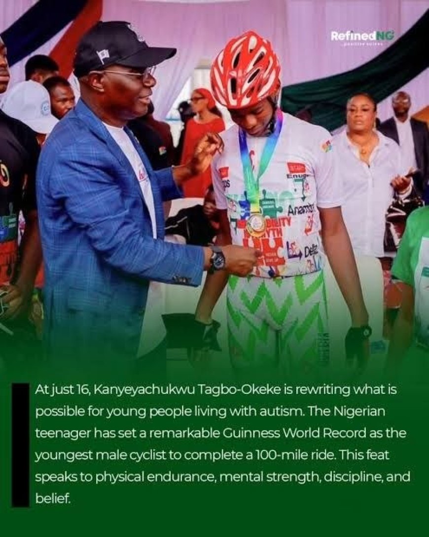 "Impossibility Is a Myth": How a 16-Year-Old Autistic Nigerian Cycled Into History