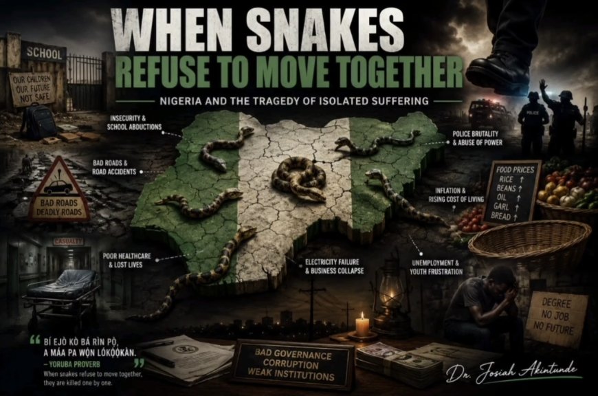WHEN SNAKES REFUSE TO MOVE TOGETHER: NIGERIA’S TRAGEDY OF ISOLATED SUFFERING